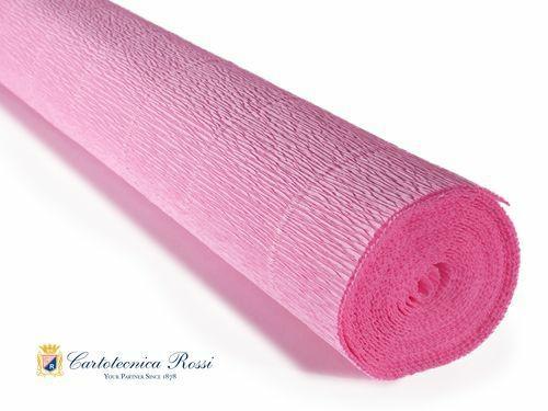 CARTA CRESPA 180gr ROSA 50x250