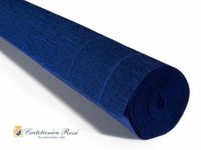 CARTA CRESPA 180gr BLU SCURO 50x250