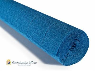 CARTA CRESPA 180gr BLU 50x250