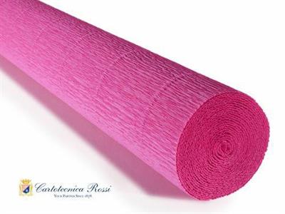 CARTA CRESPA 180gr ROSA SCURO 50x250