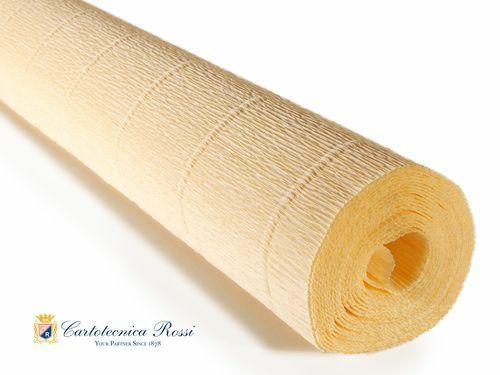 CARTA CRESPA 180gr AVORIO 50x250