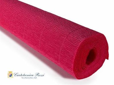 CARTA CRESPA 180gr ROSSO CHIARO 50x250