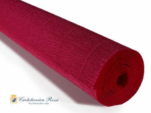 CARTA CRESPA 180gr ROSSO.50x250