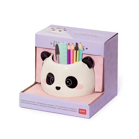 PORTAPENNE CERAMICA PANDA LEGAMI