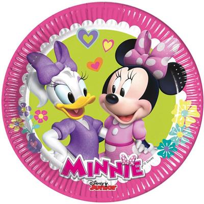 PIATTI MINNIE HAPPY 20cm 8pz