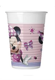 BICCHIERI MINNIE JUNIOR 8pz PLASTICA