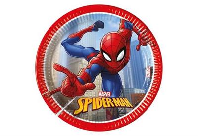 PIATTI SPIDERMAN CRIME 20cm 8pz