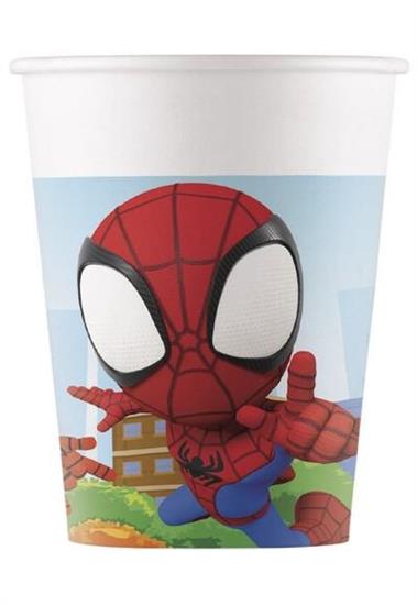 BICCHIERI SPIDERMAN SPIDEY 8pz CARTA