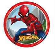 PIATTI SPIDERMAN CRIME 23cm 8pz