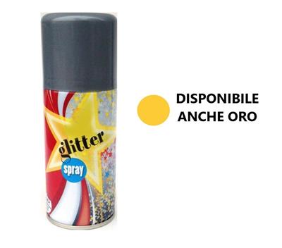 GLITTER SPRAY ORO/ARGENTO 150 ml