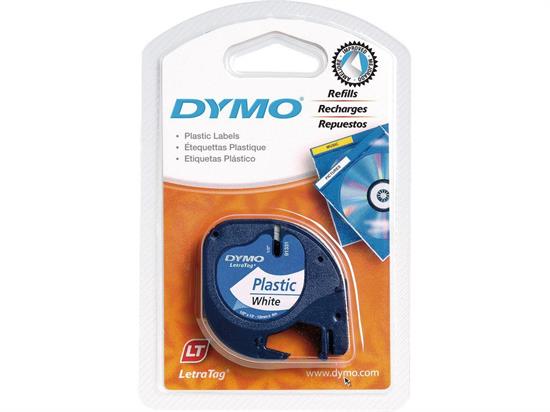 DYMO NASTRO BIANCO PLASTICA mm12x4m