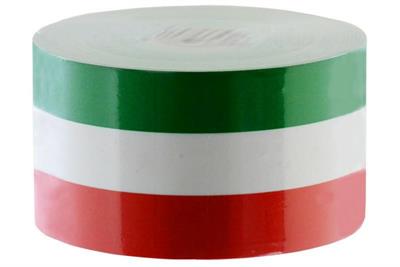 NASTRO 75mm TRICOLORE 100mt.