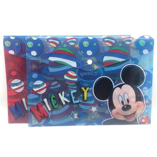 CARTELLA C/BOTTONE MICKEY