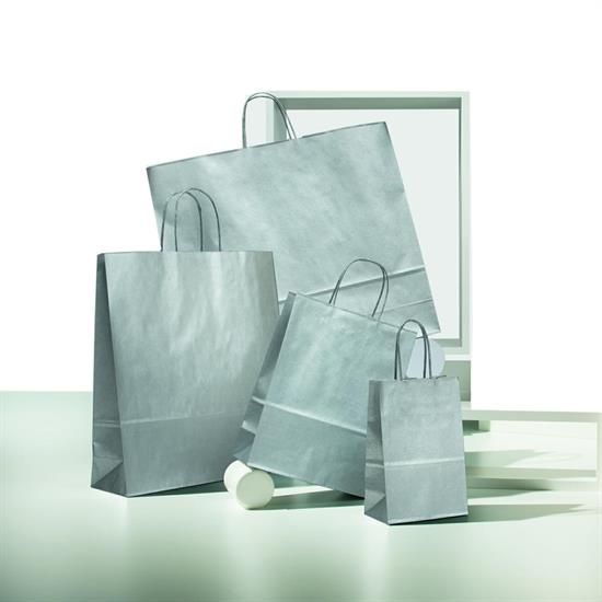 SHOPPER ARGENTO 18x24 ref.123