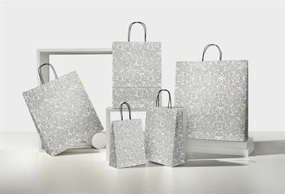 SHOPPER DAMASCO GRIGIO 22x29 ref.125.