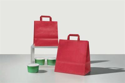 SHOPPER ROSSO TAKE AWAY 32+22x34 ref.285