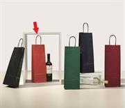 SHOPPER ROSSO 14x39 P/BOTTIGLIA