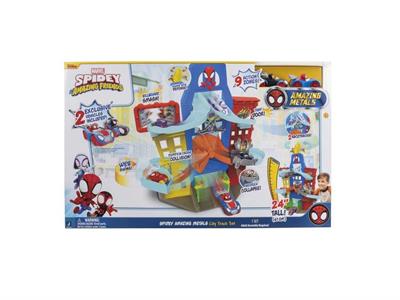 SPIDERMAN SPIDEY CITY PLAYSET C/2 VEICOLI