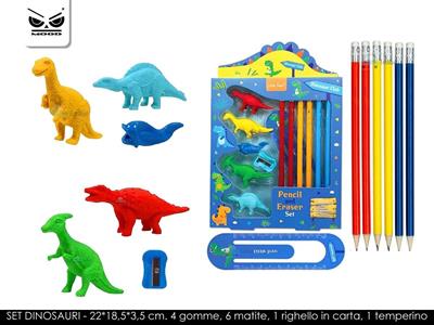 SET STATIONERY DINOSAURI