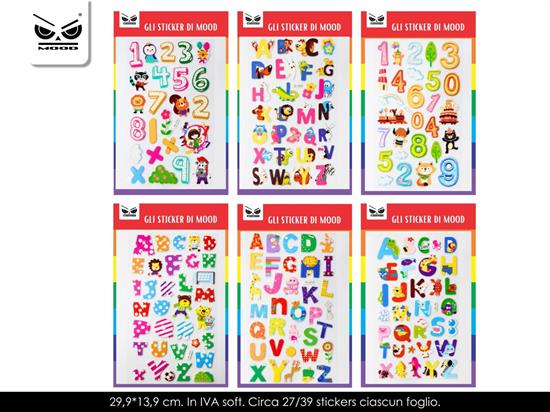 STICKERS MAXI SOFT LETTERE E NUMERI