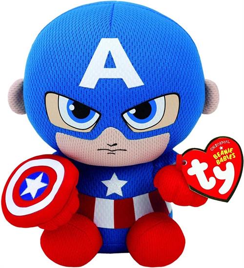 TY PELUCHE MARVEL 20cm CAPTAIN AMERICA