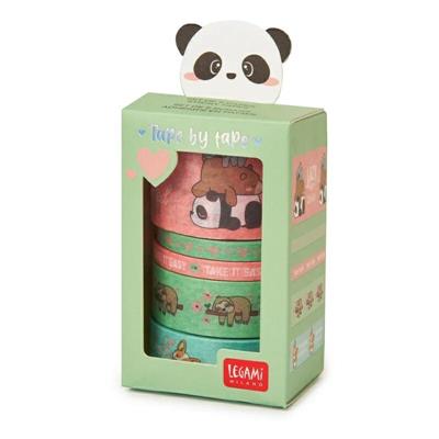 SET 5 NASTRI ADESIVI CARTA CUTE ANIMALS LEGAMI