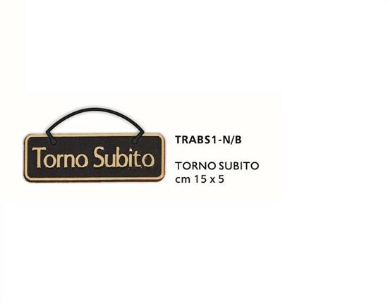 TARGHETTA TORNO SUBITO ABS