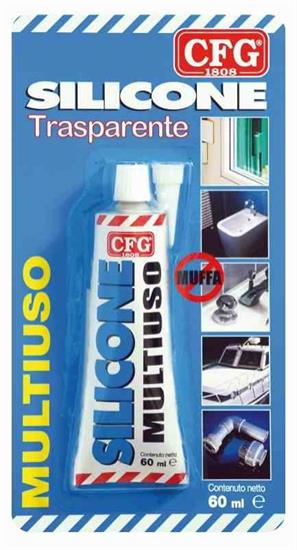 SILICONE 60ml TRASPARENTE SANITARIO