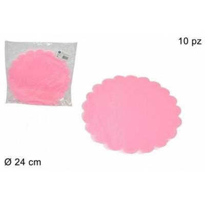 VELETTI TULLE ROSA 10pz