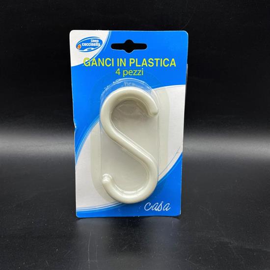 GANCIO PLASTICA 4pz