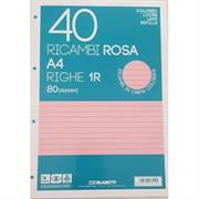 RICAMBI A4 COL.ROSA 1 RIGO.