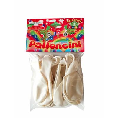 PALLONCINI MONOCOLORE BIANCO 18pz