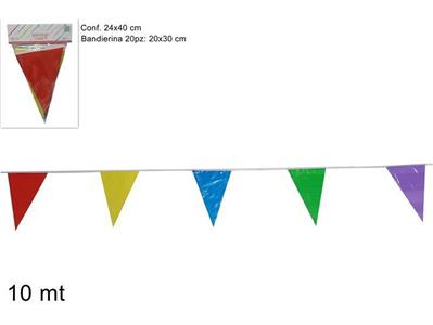FESTONE BANDIERINE COLORATE 10mt
