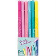 SET 6 TRATTO PEN CANDY COLLECTION