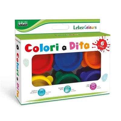 TEMPERA A DITA 30ml 6 COLORI