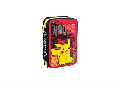 ASTUCCIO POKEMON PIKACHU 3 ZIP