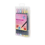 PENNARELLI BRUSH 12 colori PASTEL LEGAMI