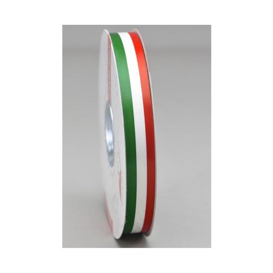 RONDELLA 19mm TRICOLORE 100mt ITALIA