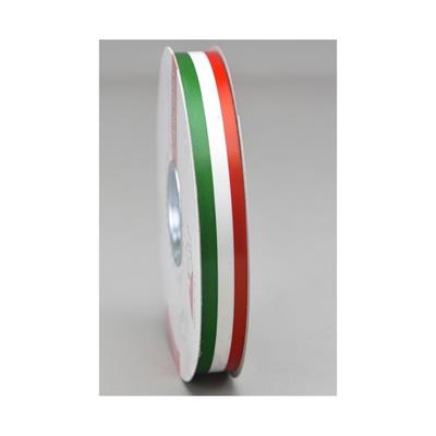 RONDELLA 19mm TRICOLORE 100mt ITALIA