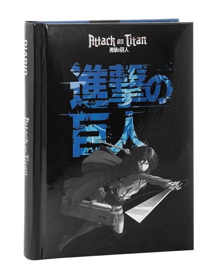 DIARIO ATTACK ON TITAN BLU