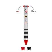 PENNA SFERA DUE COLORI CLICK&CLACK - ROBOT - ink rosso e nero