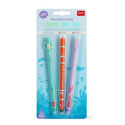 PENNE CANCELLABILI 3pz LEGAMI - UNDER THE SEA