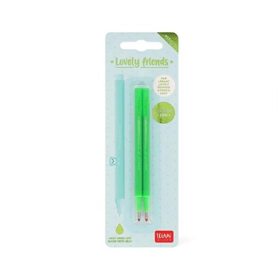 REFILL LEGAMI 2pz NEON GREEN - GEL LOVELY FRIENDS