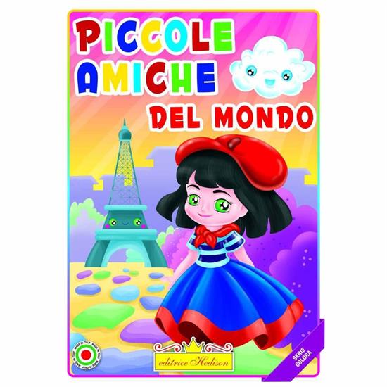 LIBRO COLORA PICCOLE AMICHE DEL MONDO