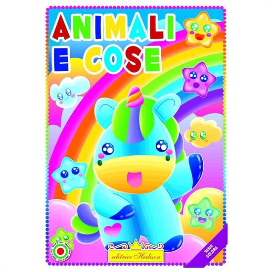 LIBRO COLORA ANIMALI E COSE