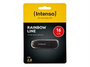 PENDRIVE INTENSO 16GB 2.0 RAINBOW