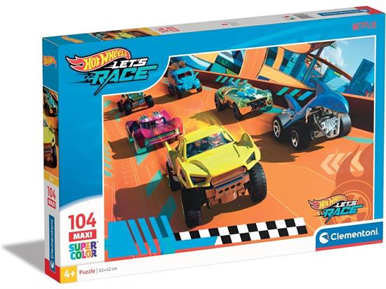 PUZZLE MAXI 104 HOT WHEELS