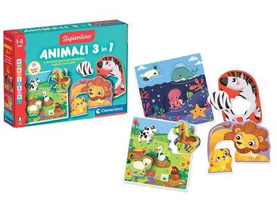 MONTESSORI - GLI ANIMALI 3in1