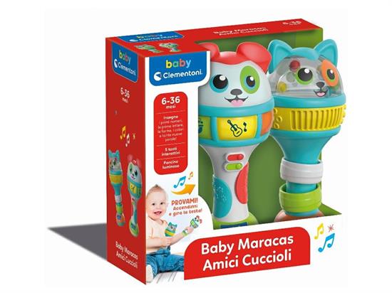 BABY MARACAS AMICI CUCCIOLI