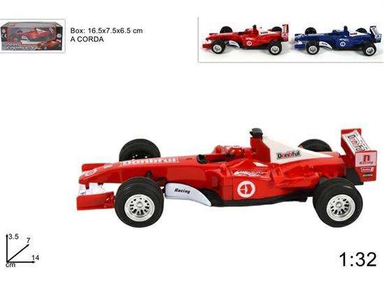 MACCHINA F1 METALLO 1:32 CORDA